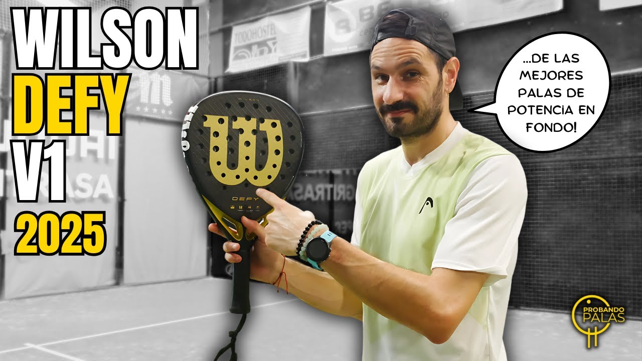 Wilson DEFY V1 de Javi Garrido ¡La pala de POTENCIA más completa en fondo!