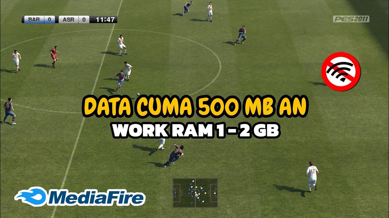 Pes 2011 PS 3 Android Offline &bull; FIFA 16 Mod Pes 2011 Work RAM 1 - 2 GB