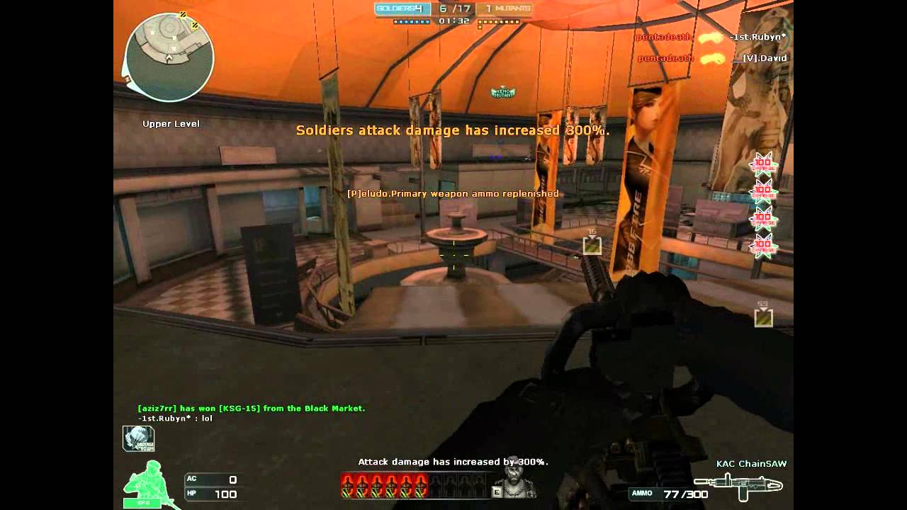 Crossfire HMX KAC-Chainsaw Gameplay Mall Part-1