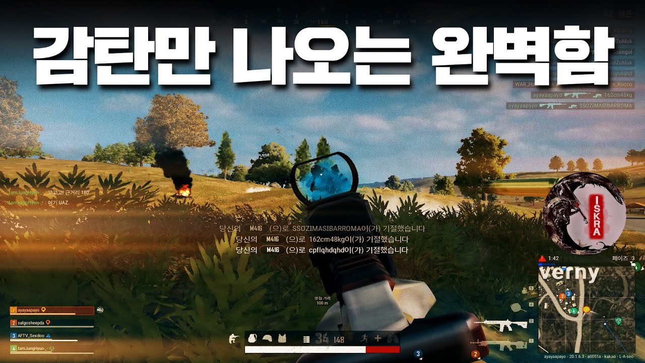 6분 순삭 매드무비｜Team Iskra 'Pushed' 배그 매드무비