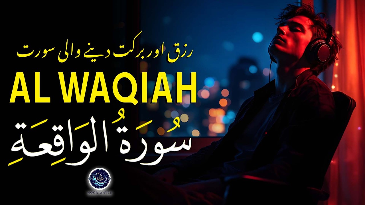 Surah Al-Waqiah with Urdu & Hindi Translation | Quran Tilawat by Sheikh Abdullah Mostafa