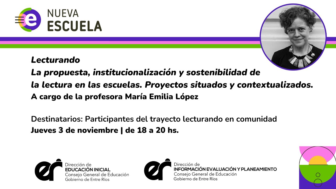 Conversatorio: Lecturando. A cargo de María Emilia López