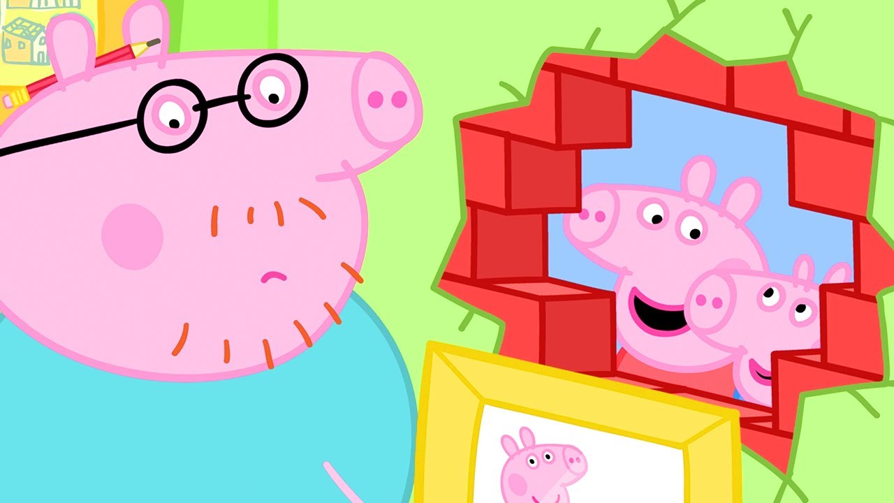 小猪佩奇 | 第一季 第45集 「 爸爸挂照片 」 粉红猪小妹 | 佩佩猪 |Peppa Pig Chinese |动画