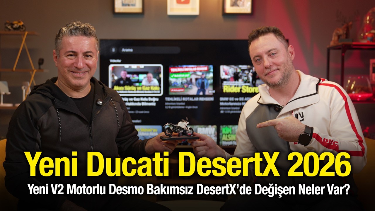 Yeni Ducati DesertX 2026 | Yeni V2 Motorla Birlikte Değişen Neler Var?