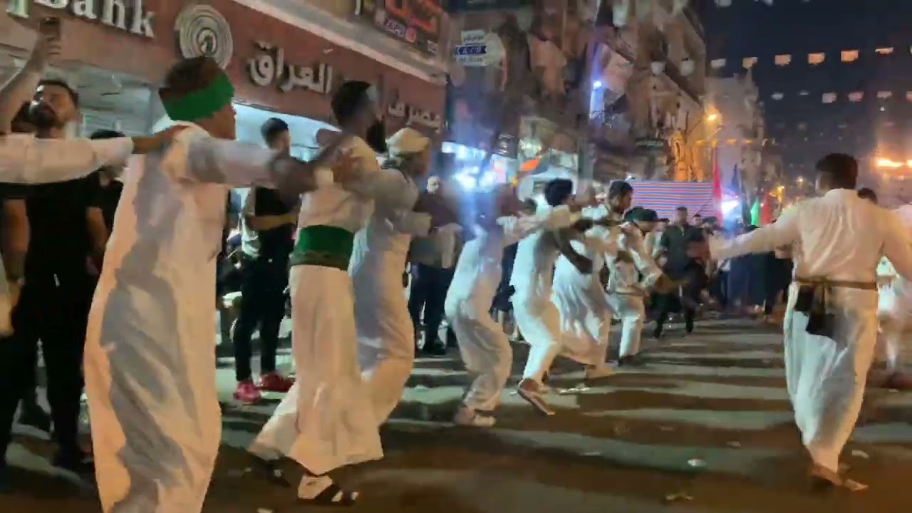 موكب سوق حنون آلكبير بغداد شارع الكفاح