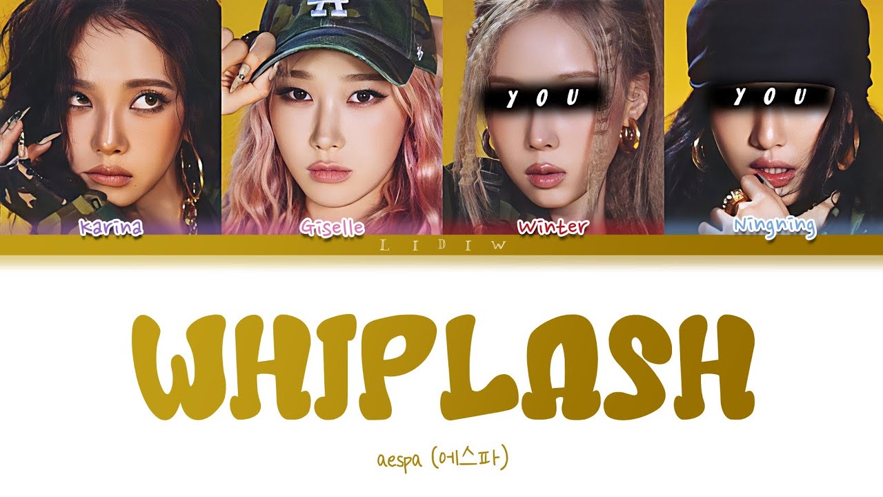 aespa || Whiplash but you are Winter & Ningning (Color Coded Lyrics Karaoke)