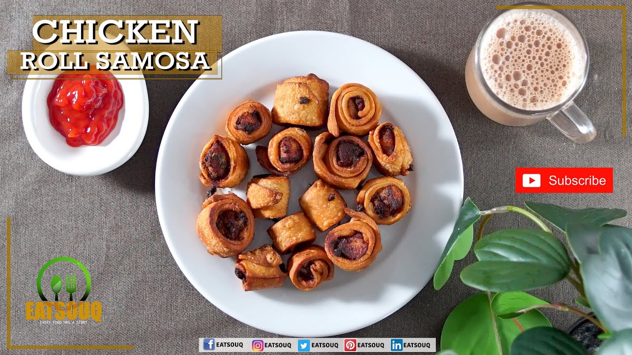 How to Make Samosa | Chicken Roll Samosa Recipe  | Tea Time Snack