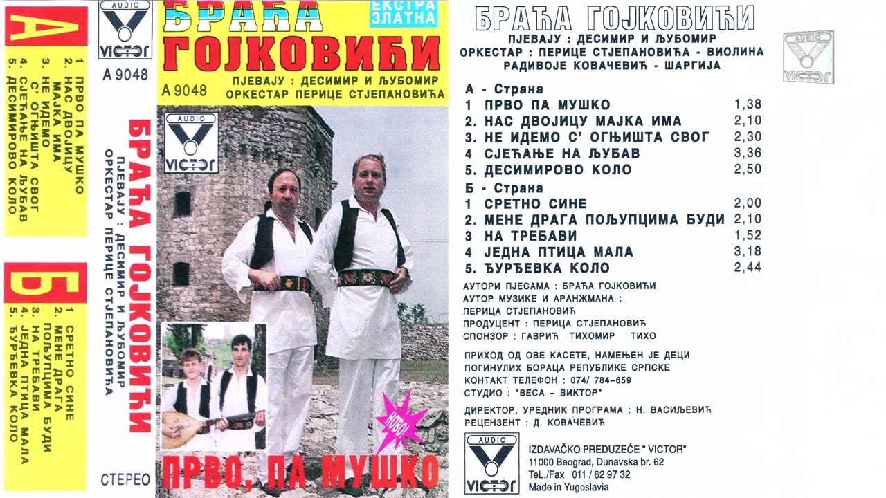 Braca Gojkovici - Sjecanje na ljubav - (Audio 1993)