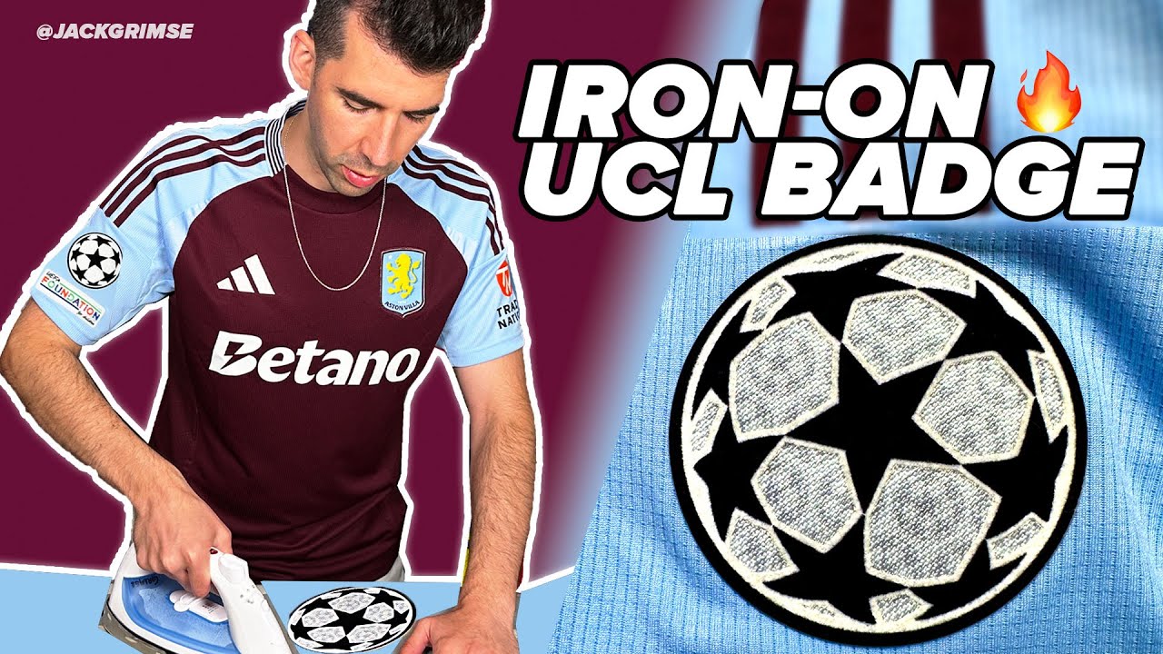 How To Apply Patches Onto Football Shirts With A Home Iron 👕⭐