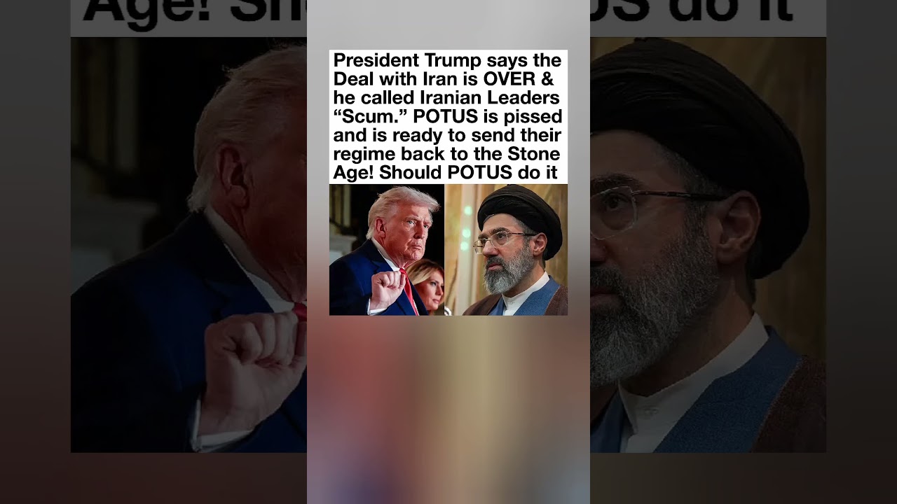 President Trump says the deal with Iran is over #shorts
