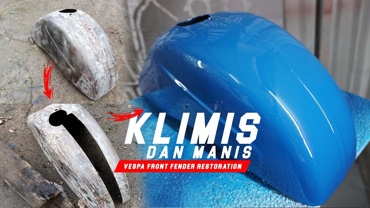 Vespa Special Front Fender Restoration