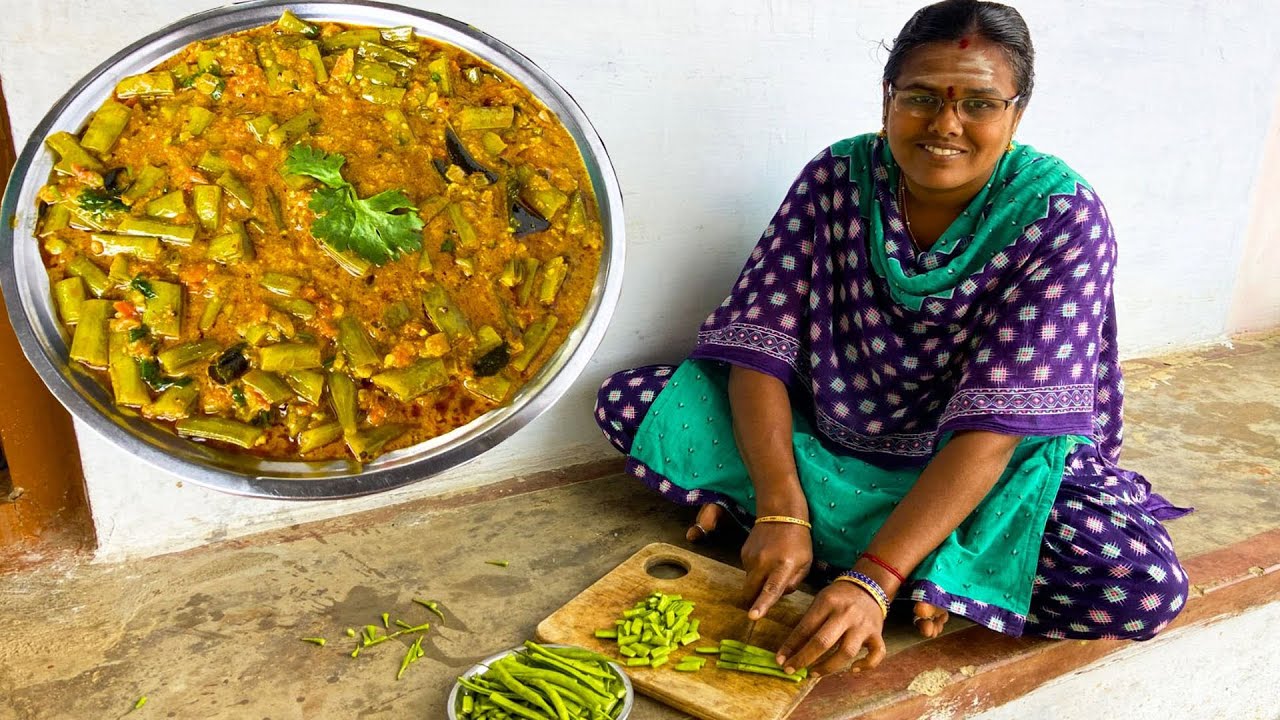Beginners & Bachelors Recipe / கொத்தவரங்காய் கிரேவி / இட்லி,தோசை, சப்பாத்திக்கு அசத்தலான side dish