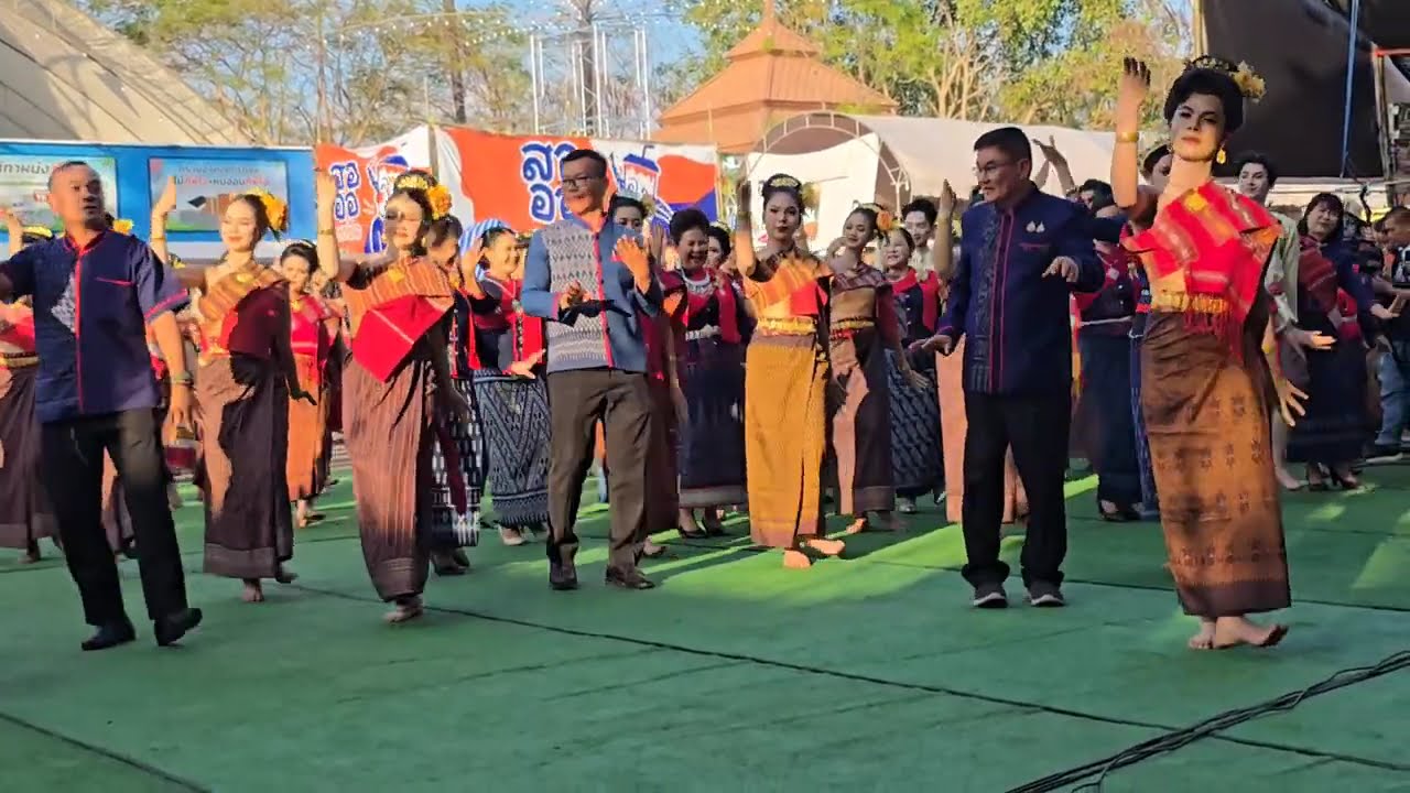 คณะนำมาต้อนรัยแขก งานไหว้พระธาพนมปี69#ประเพณี #ศรัทธา 