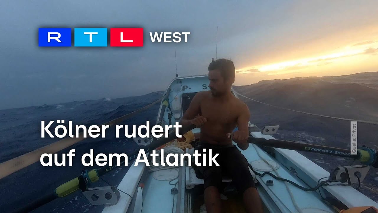 Die Reise seines Lebens: Kölner rudert über den Atlantik nach Amerika | RTL WEST, 16.05.2024
