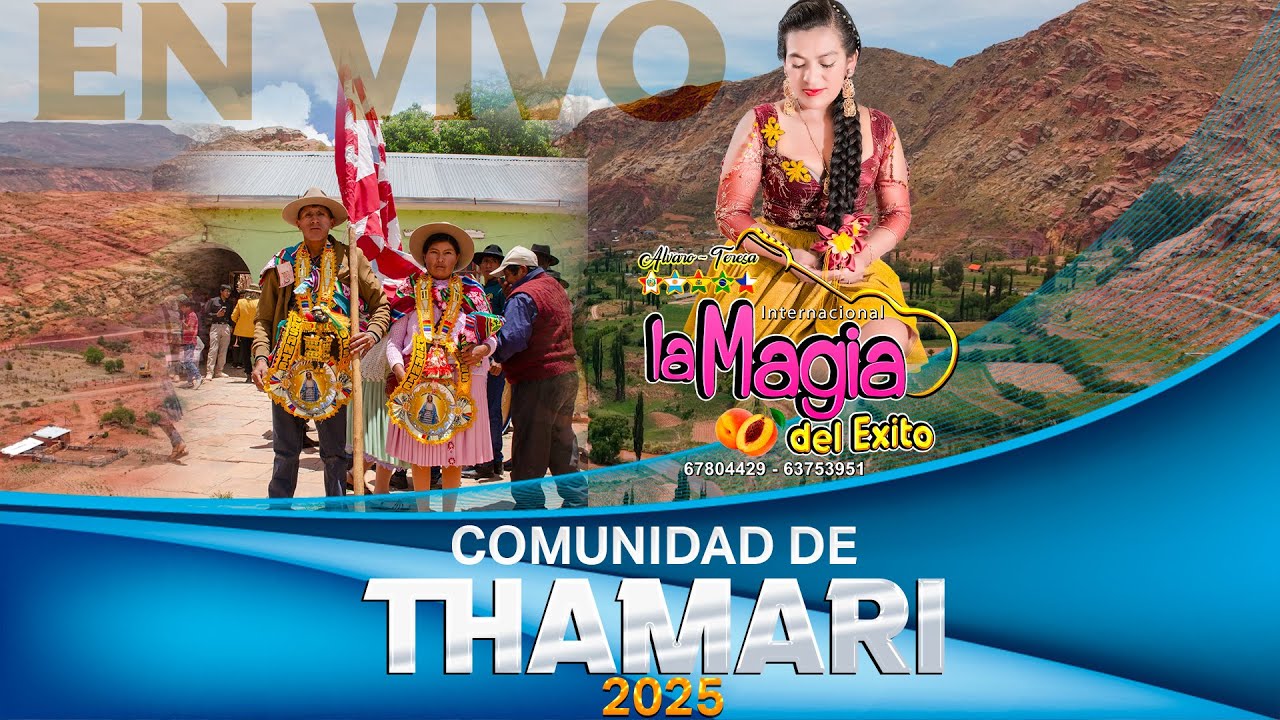 LA MAGIA DEL EXITO EN VIVO THAMARI 2025 EN LA FIESTA DE VIRGEN INMACULADA CONCEPCIÓN 2025