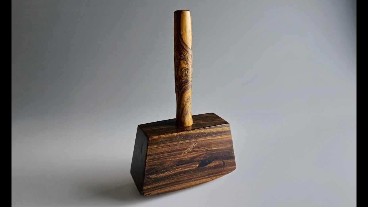 Restoring a Lignum Vitae Mallet