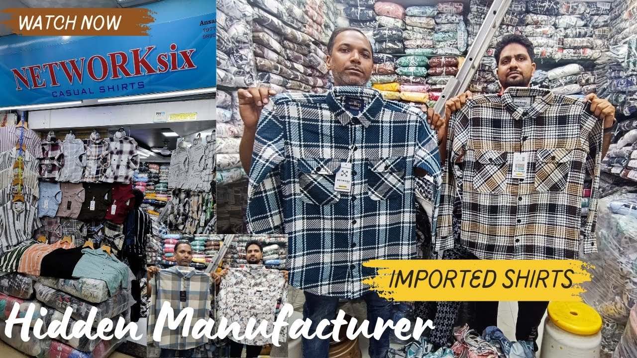 Imported & Mill Made Fabric  Shirt  Manufacturer In Mumbai Wadala / Imported Shirt Wholesale Mumbai