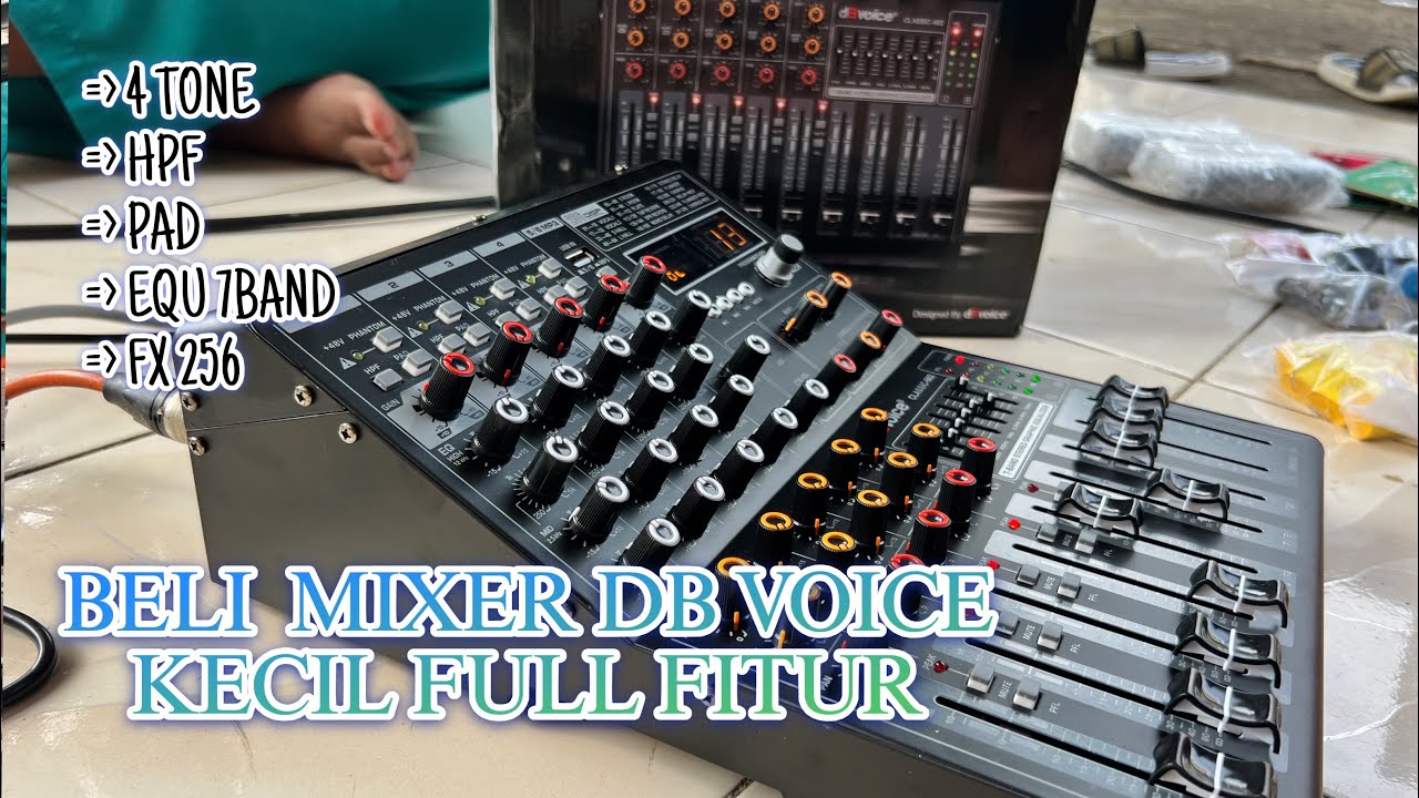 РАСПАКОВКА новейшего дешевого микшера dB Voice
