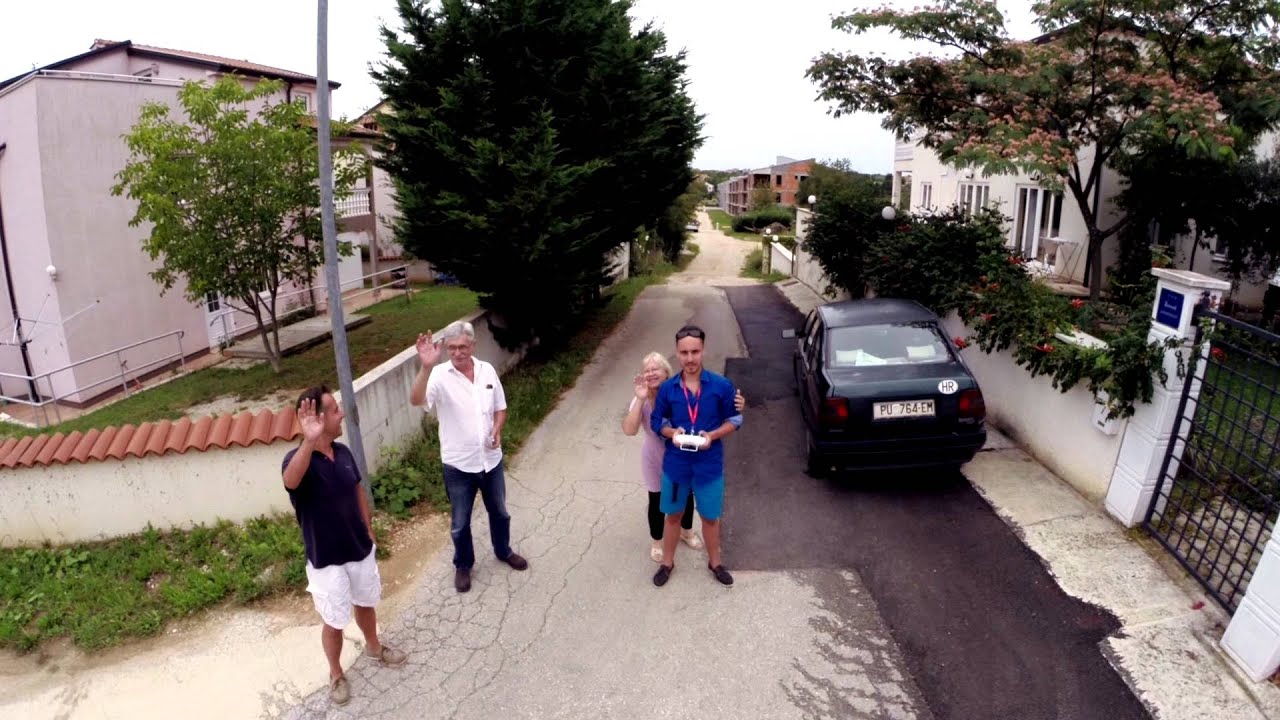 ZAMBRATIJA - Croatian city - view from DJI Phantom quadrocopter