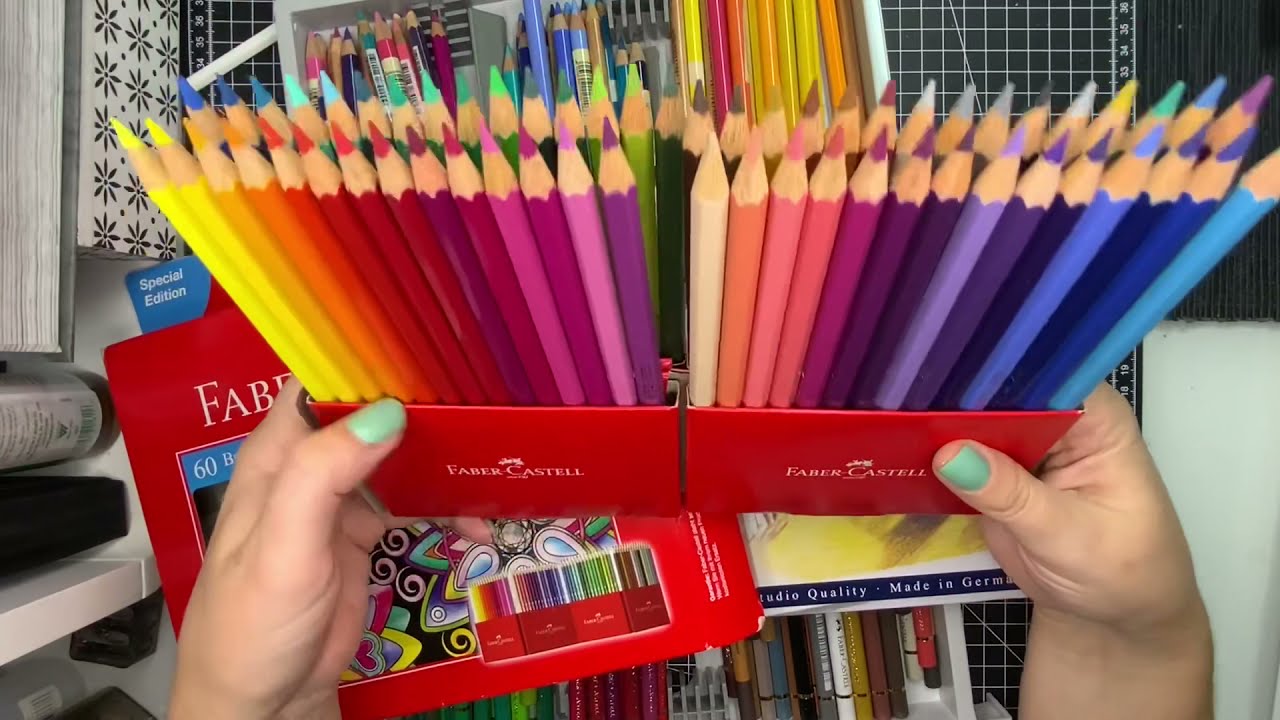 Faber Castel colored pencils: Classique VS Goldfaber VS Polychromos. Budget VS middle VS expensive