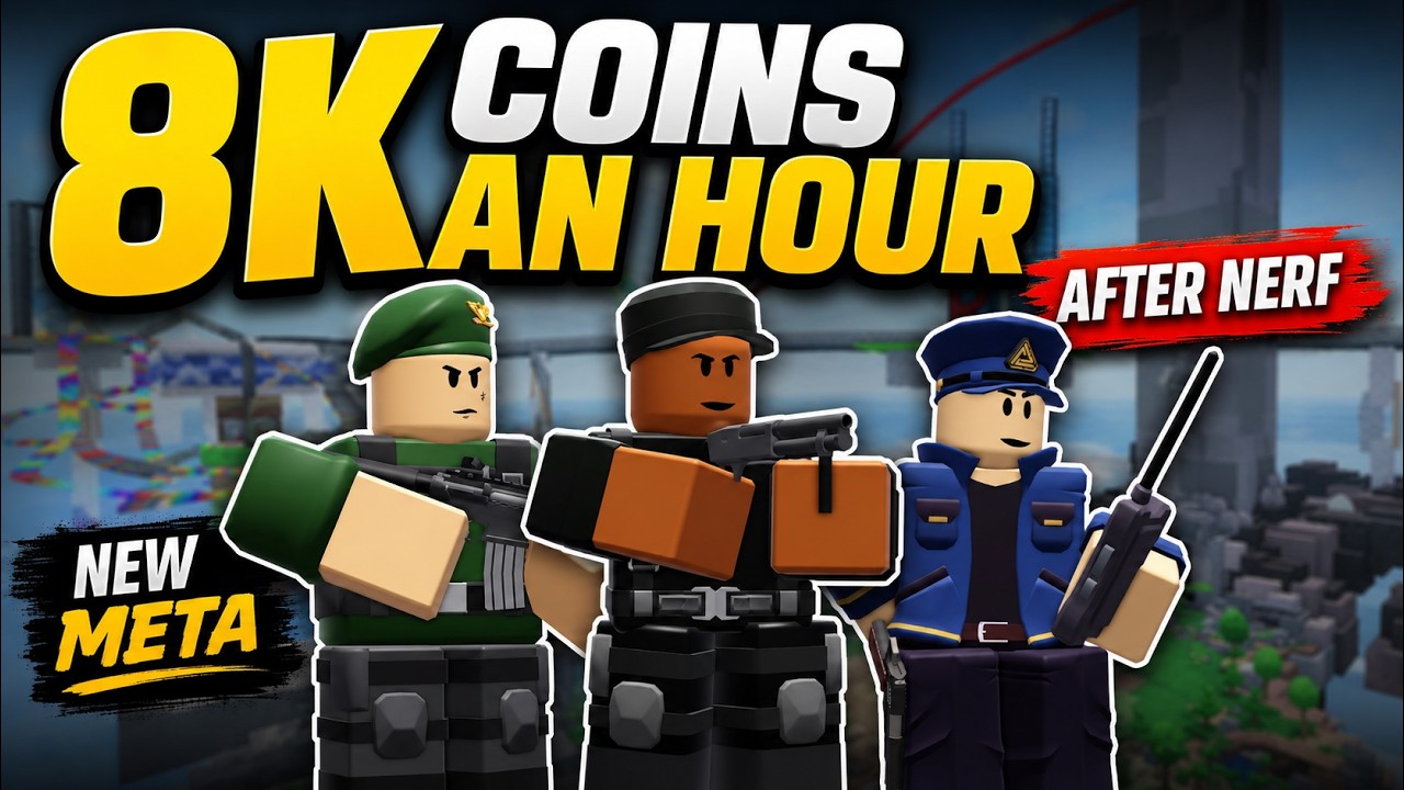 UPDATED 8K COINS/HOUR AFK FARM in TDS! (No Skill Tree)