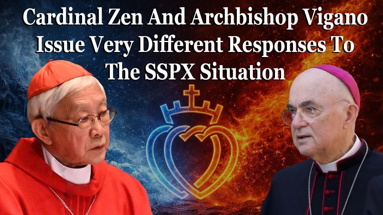 Кардинал Зен и архиепископ Вигано дали совершенно разные ответы на ситуацию с Обществом Святого П...