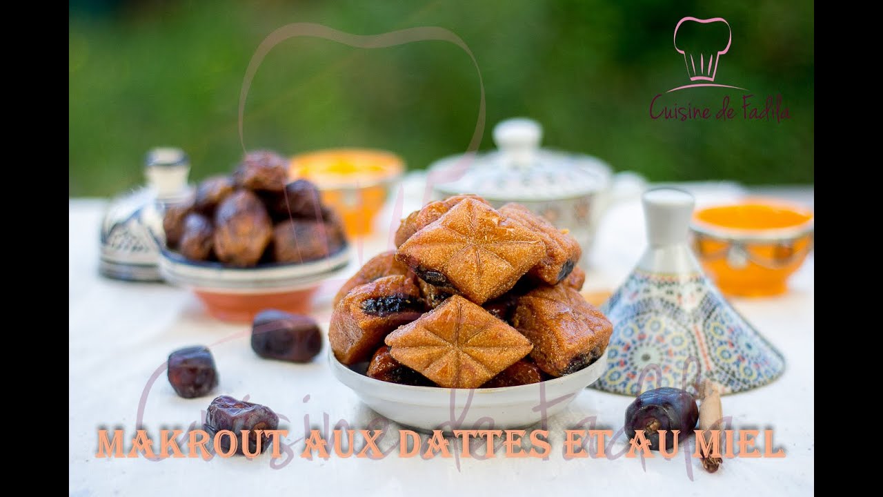 Makrout aux dattes et au miel, makrout with dates and Honey , المقروط
