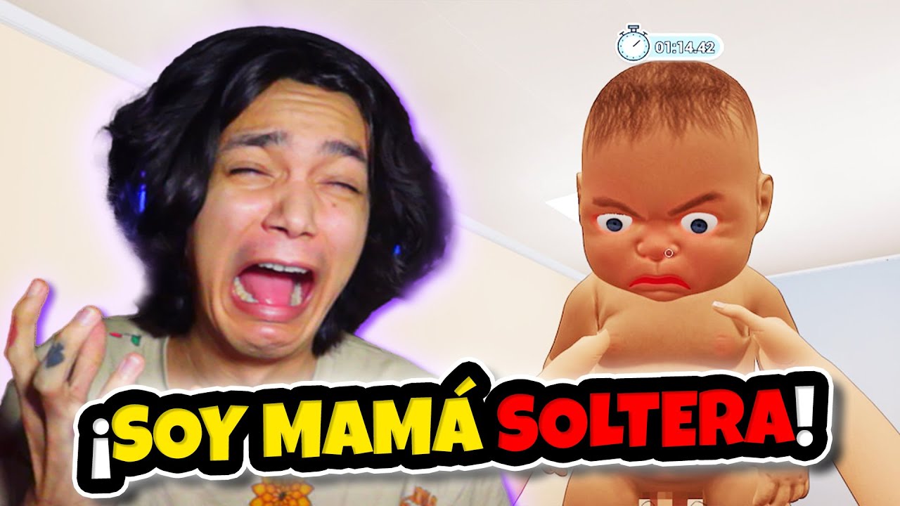 SOY MAMÁ LUCHONA😭👶🏻 | Mother Simulator🤱🏻🍼👶🏻👍🏻