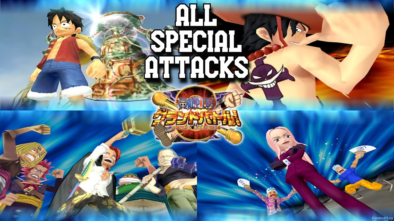 One Piece: Grand Battle! 3 - All Special Attacks
