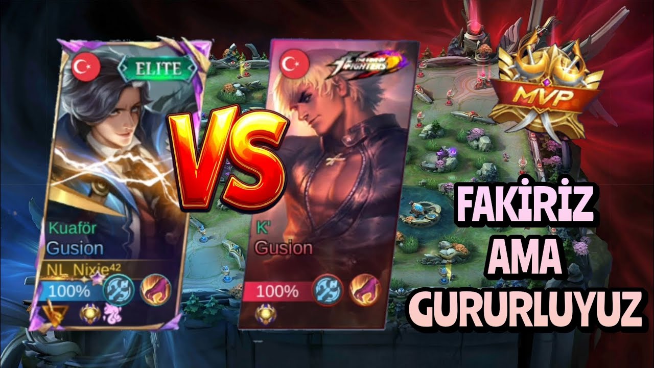 MOBİLE LEGENDS GUSİON FAKİR GUS ZENGİN GUS'A KARŞI 