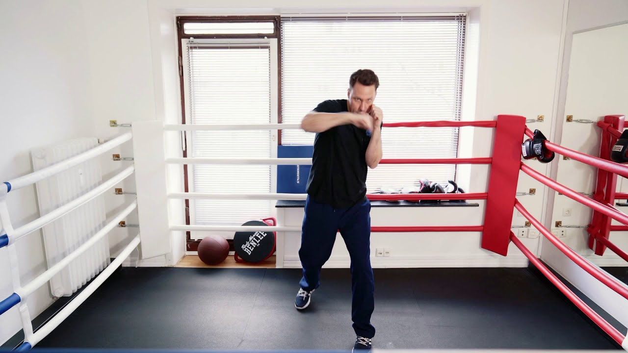 Boxtraining zuhause Basics 4 - Seitwärtshaken / Hook / Schattenboxen
