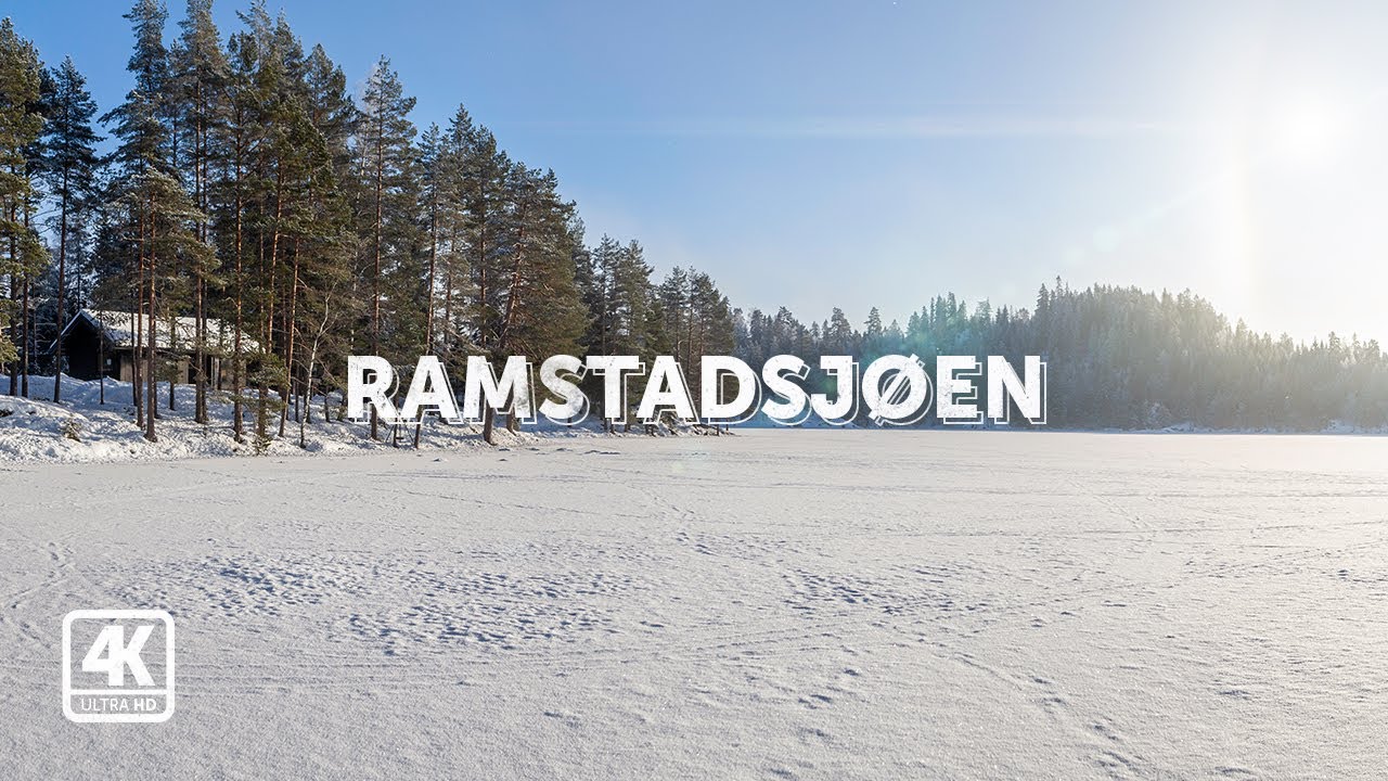 Ramstad lake in Rælingen, Norway
