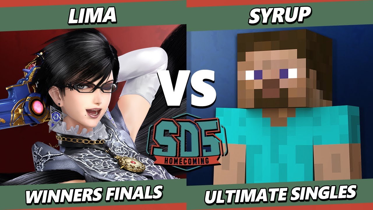 Stick Drift 5 WINNERS FINALS - Lima (Bayonetta) Vs. Syrup (Steve) Smash Ultimate - SSBU