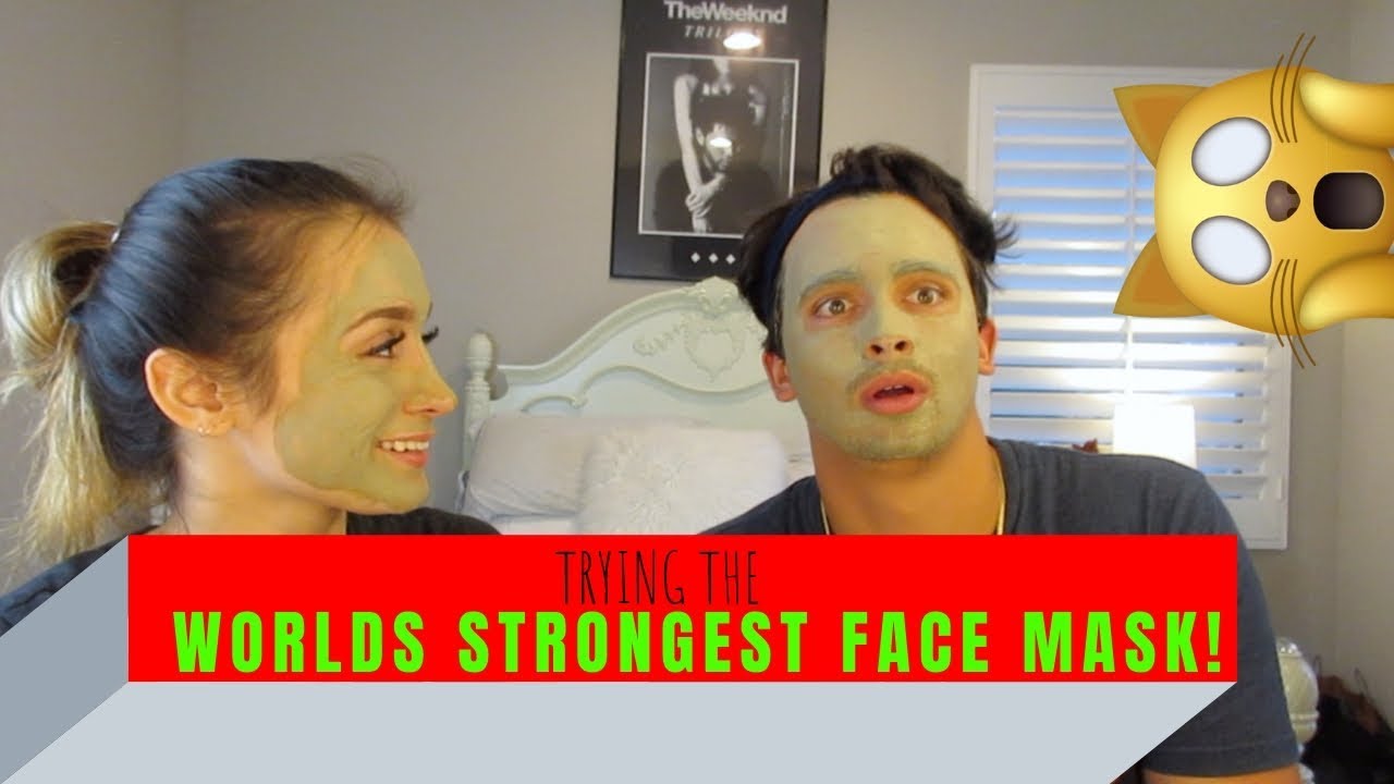 Trying the WORLD'S STRONGEST FACE MASK 😱
