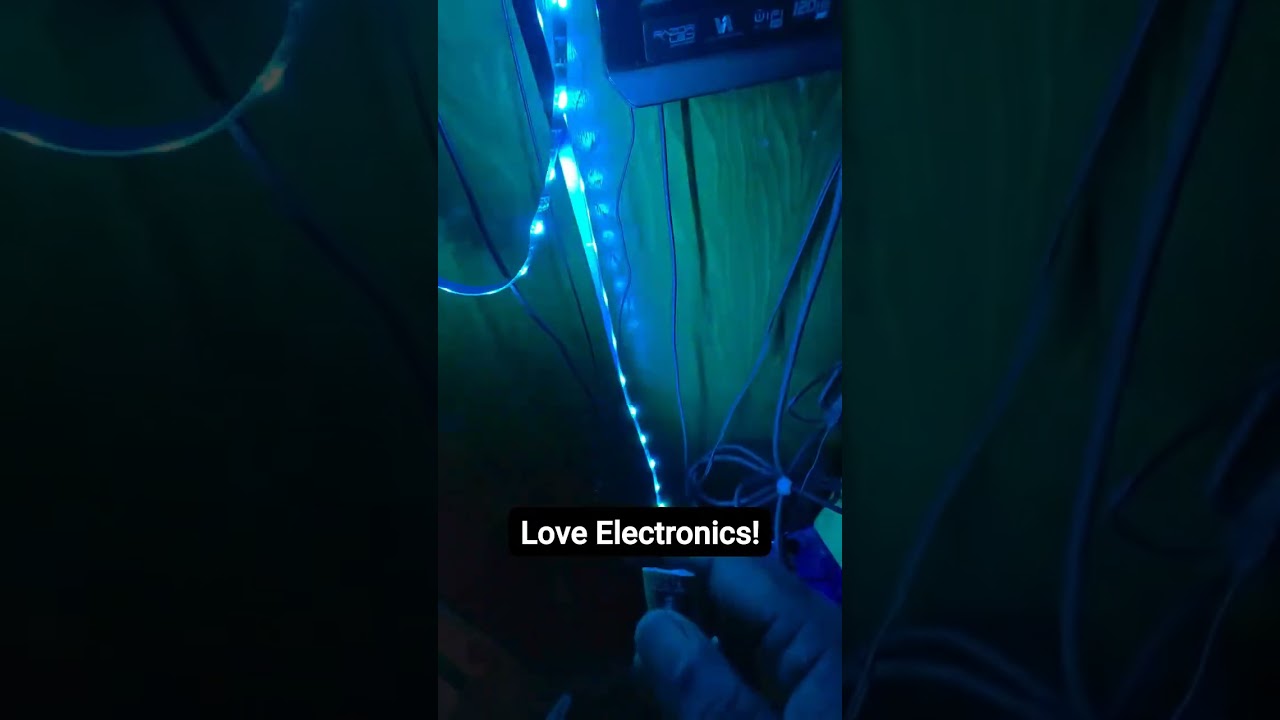 LEDS all setup and working well! #arduino #craftingtable