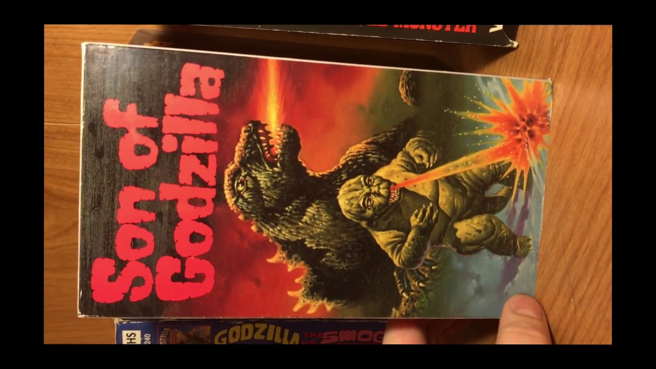 Godzilla VHS/DVD collection