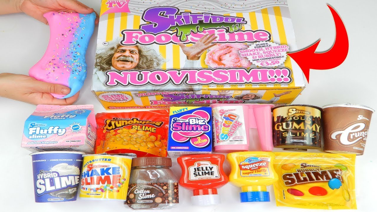 NUOVI SLIME FOOD SKIFIDOL serie 2! (SLIME CIBO in EDICOLA) Come sono?