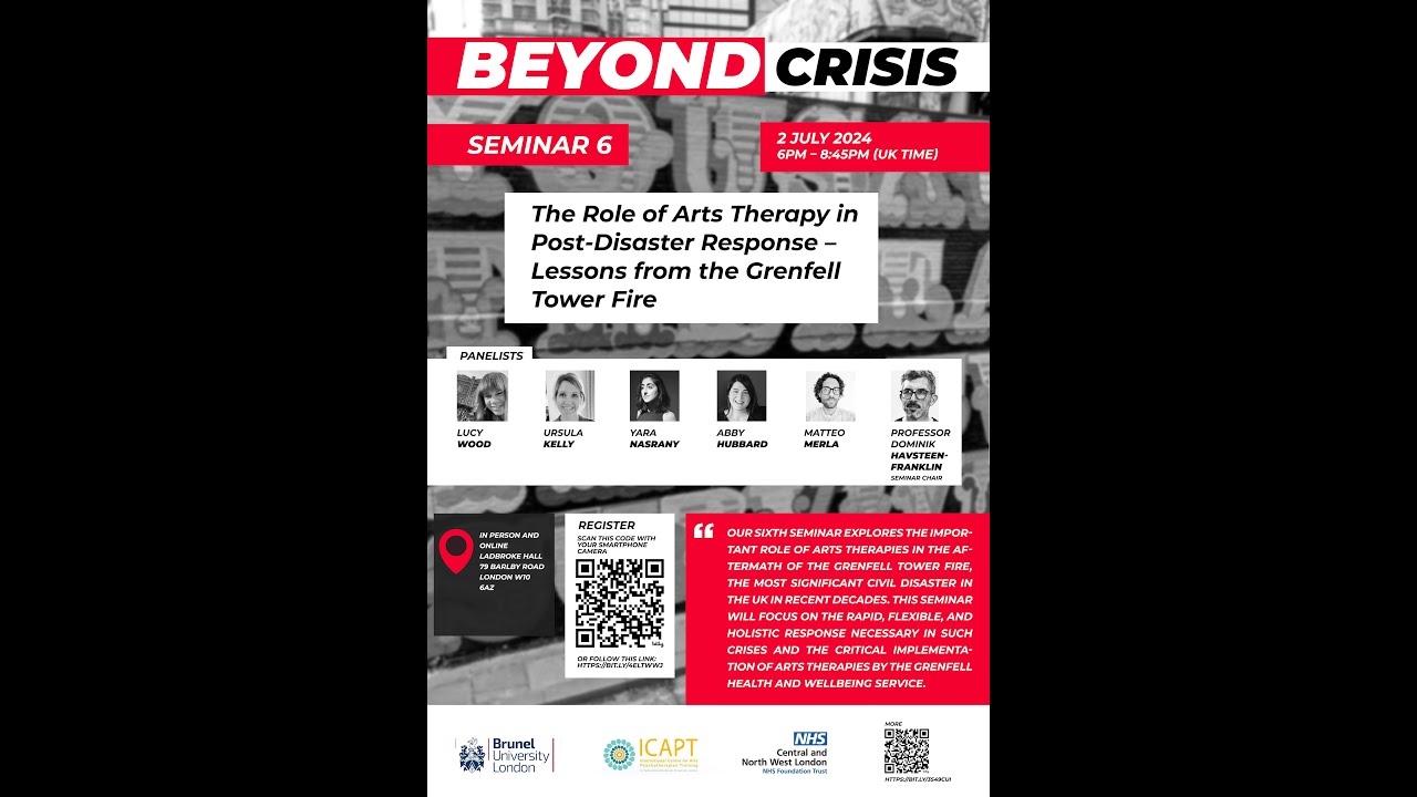 The Role of Arts Therapies in Post-Disaster Response – Lessons from the Grenfell Tower Fire