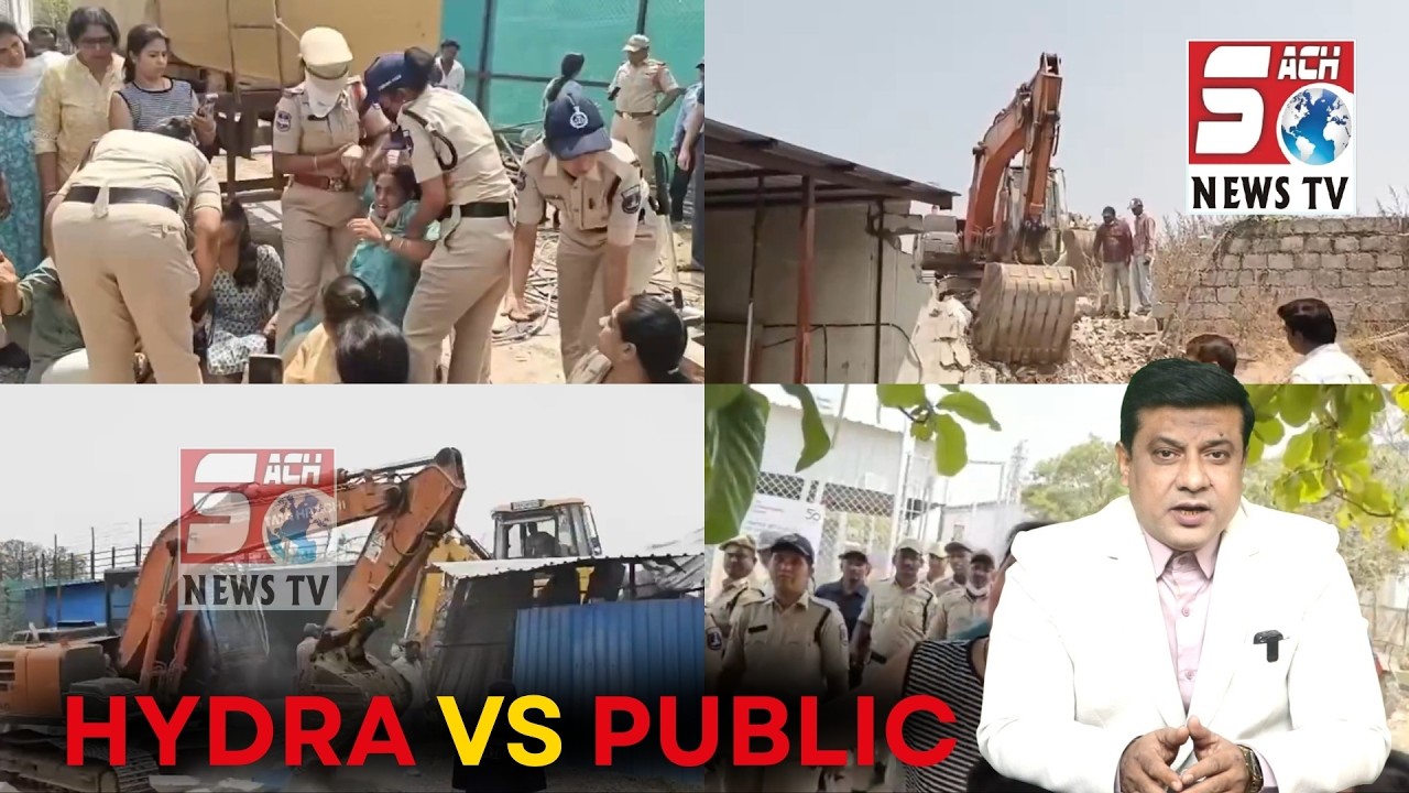 HYDRAA Action Par Residents Ka Protest