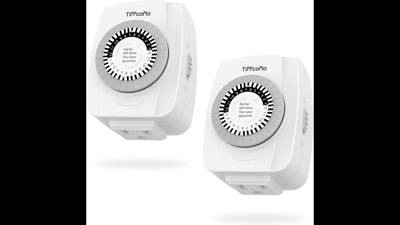 Unboxing Indoor Mechanical Outlet Timer, 3 Prong Timers for Electrical Outlets
