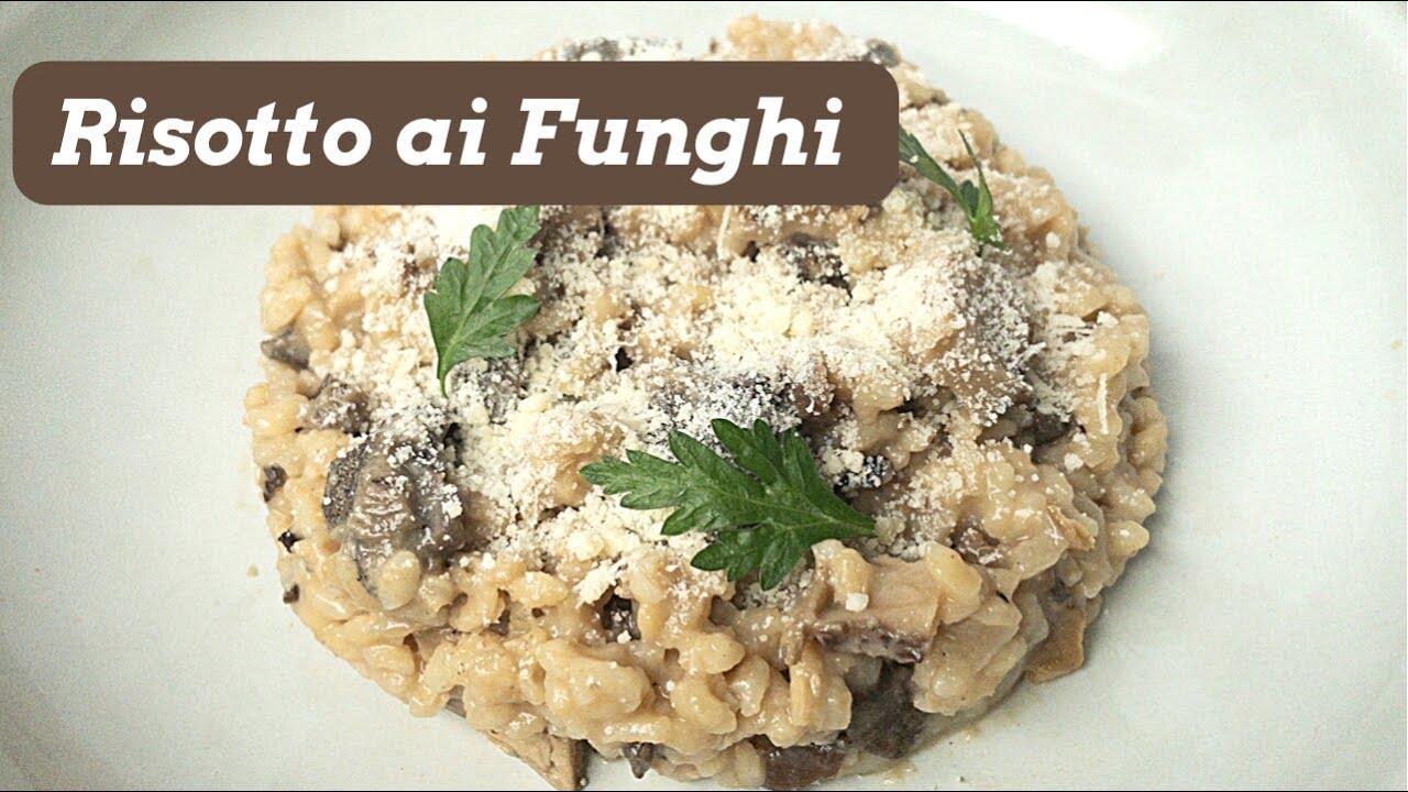 RISOTTO AI FUNGHI | A winter dish you can enjoy anytime ! | VENETO