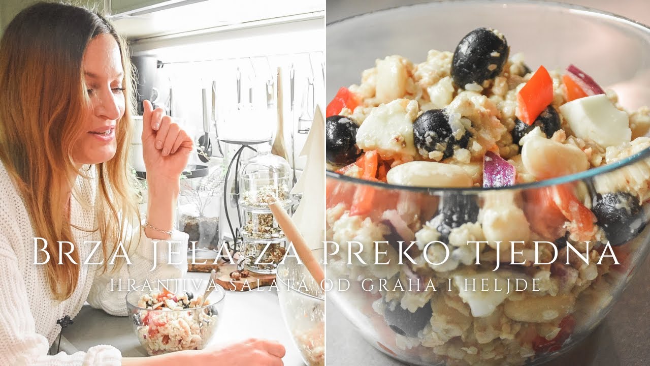 SALATA OD BIJELOG GRAHA S HELJDOM︱BRZA JELA ZA PREKO TJEDNA