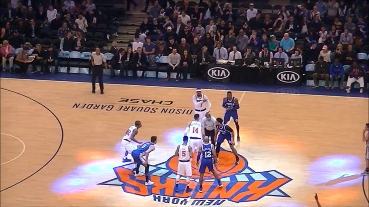 Yaya in New York #2 New York Knicks-Philadelphia 76ers 110-109 at Madison Square Garden