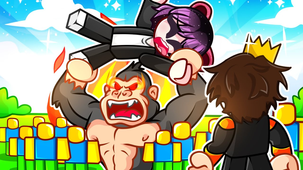 RomisGomis vs 1 GORILA EN ROBLOX