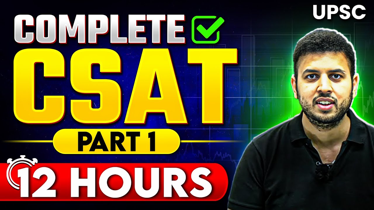 Complete CSAT One Shot | CSAT With Short Tricks | Part 1 | OnlyIAS