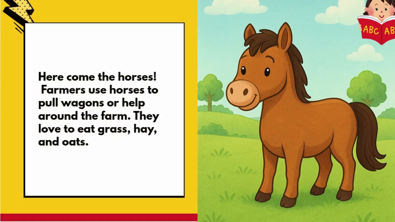 Learn Farm Animals! Pigs, Sheep, Cows & More | Animal Sounds for Children