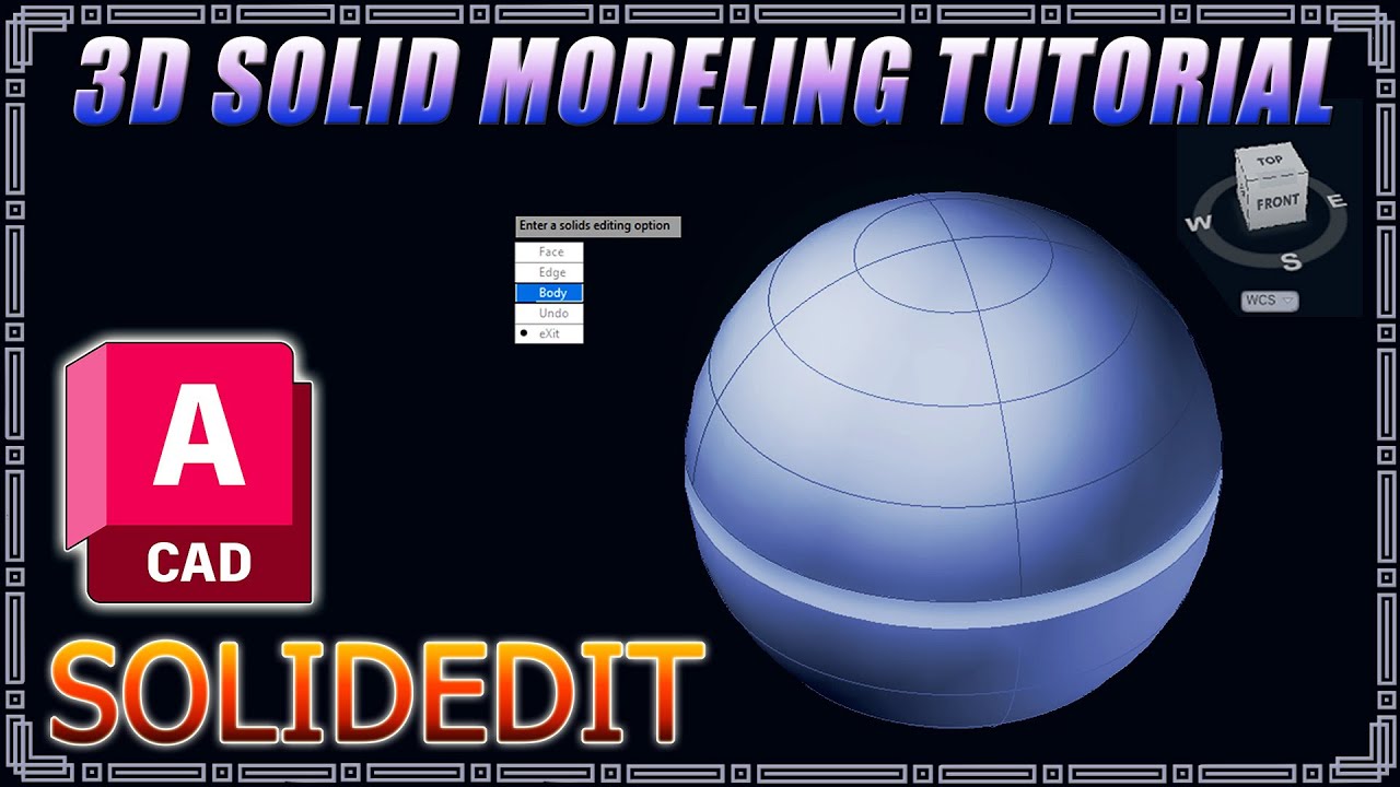 Autocad - SOLIDEDIT Command