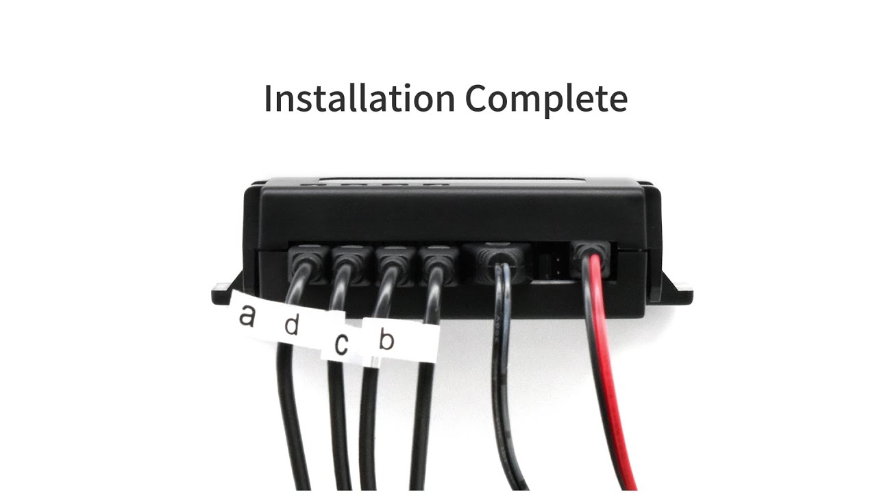 PS02 Backup Parking Sensor Wiring Instructions