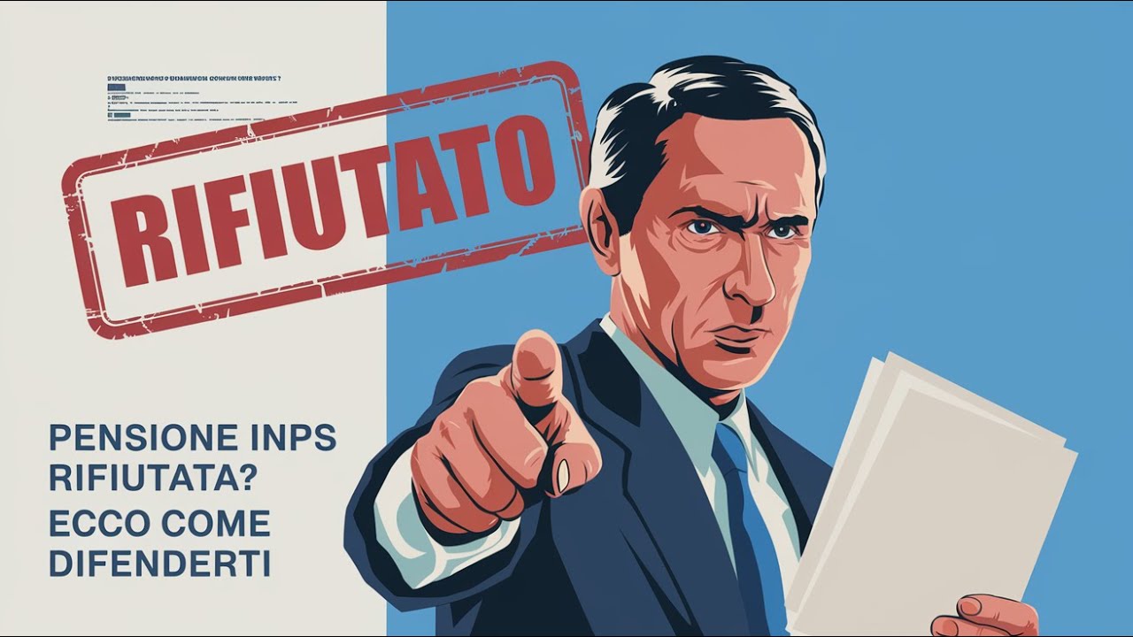 Domanda di PENSIONE INPS RIFIUTATA: cosa fare