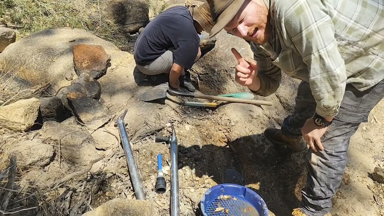 creviving a dried out parched creek during a heatwave.